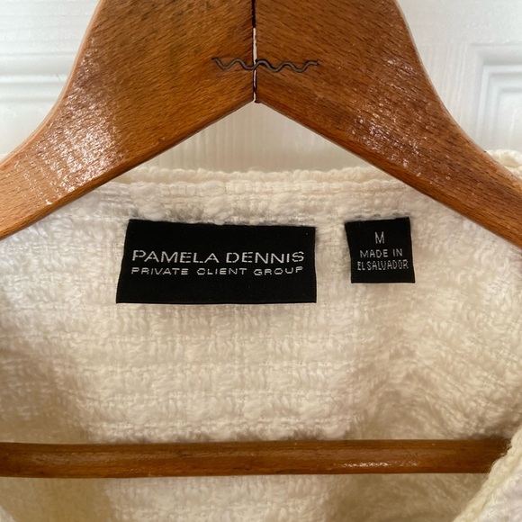 Pamela Dennis Private Client Textured Cropped Jacket Medium Classic Retro Glam - Picture 14 of 15